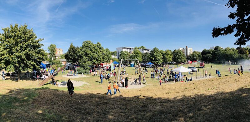 Panoramabild Sommerfest