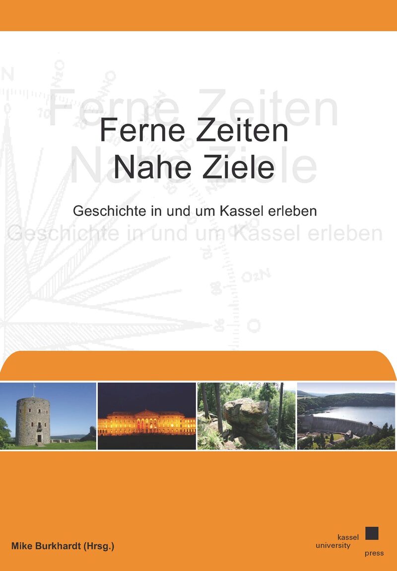 Buchcover mit Fotos von Kassel und Umgebung