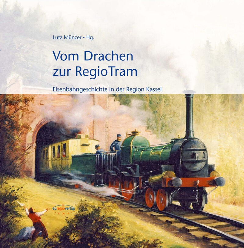 Buchcover mit Lokomotive