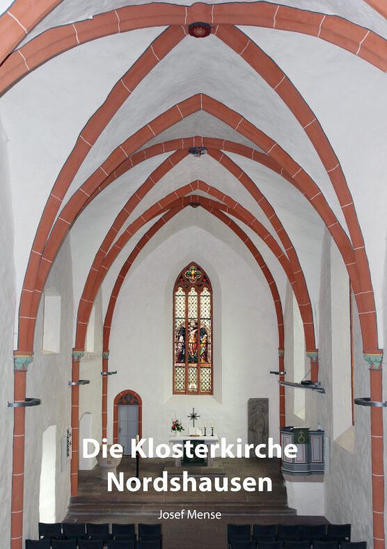 Buchcover mit Blick auf den Altar der Klosterkirche Nordshausen