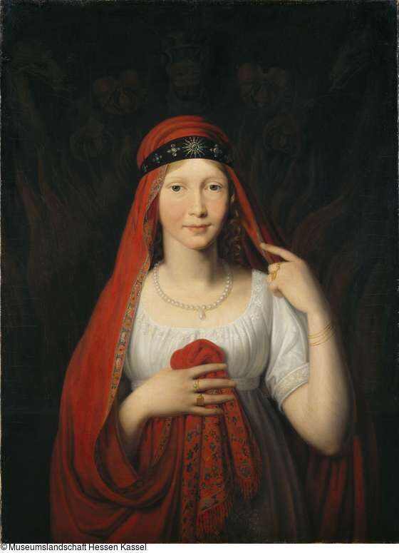 Porträt Kurprinzessin Auguste von Hessen-Kassel
