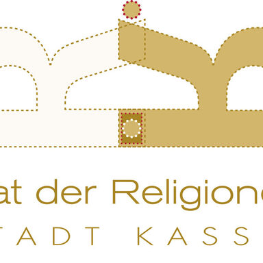 Logo mit dem Text: Rat der Religionen Stadt Kassel