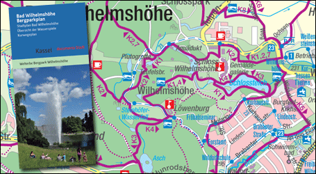 Abbildung Bergparkplan Bad Wilhelmshöhe