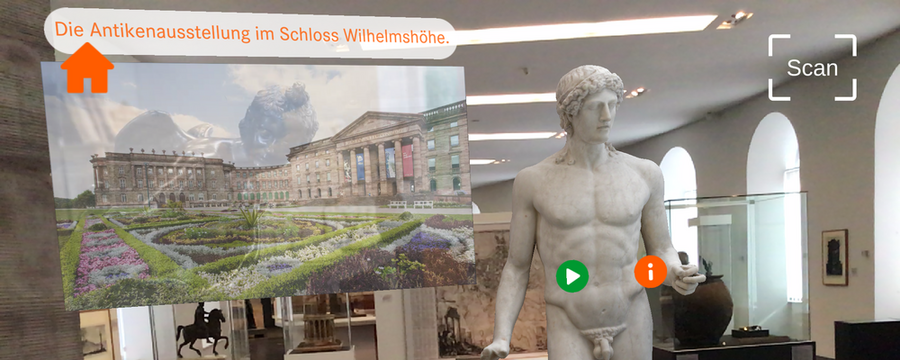 Augmented Reality in der Kasseler Antikensammlung
