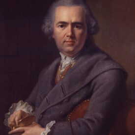 Selbstbildnis des Malers Johann Heinrich Tischbein d. Ä., 1773, Kunstbesitz der Universität Leipzig (Inv. Nr. 1951:231)