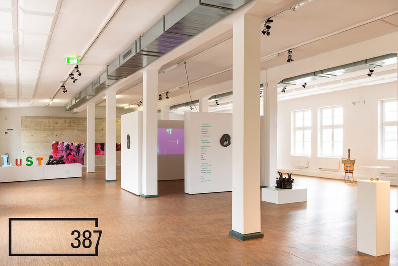 Der Ausstellungsraum von 387 befindet sich im Südflügel des KulturBahnhofs.