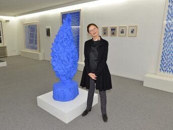 Karin Melchior in ihrer Galerie