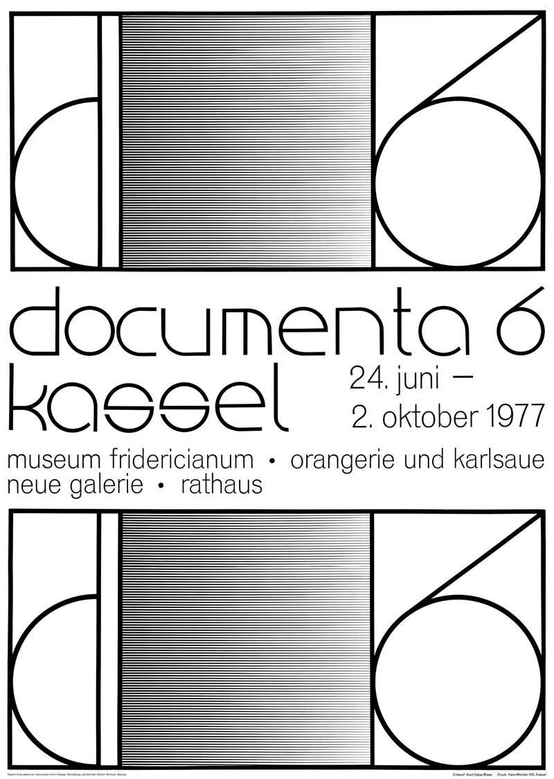 Plakat documenta 6