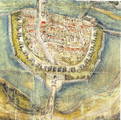 Die Unterneustadt im Jahre 1547