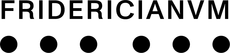 Schwarzer Schriftzug Fridericianum