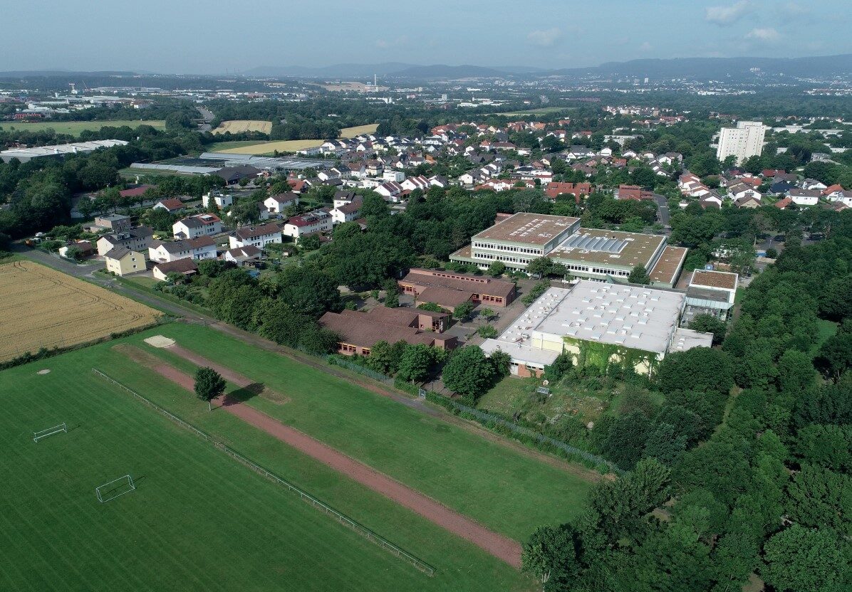 IST-Stand Offene Schule Waldau Luftbild